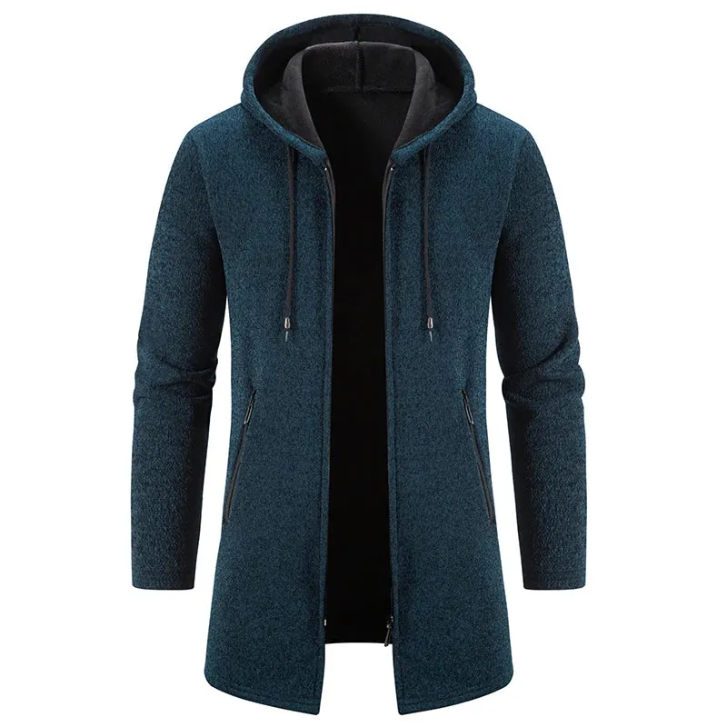 Funki Buys | Jackets | Men's Long Zip Up Hooded Jackets