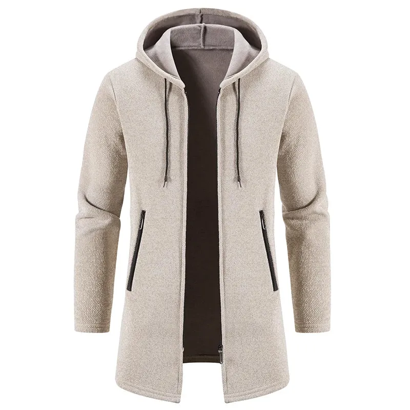 Funki Buys | Jackets | Men's Long Zip Up Hooded Jackets