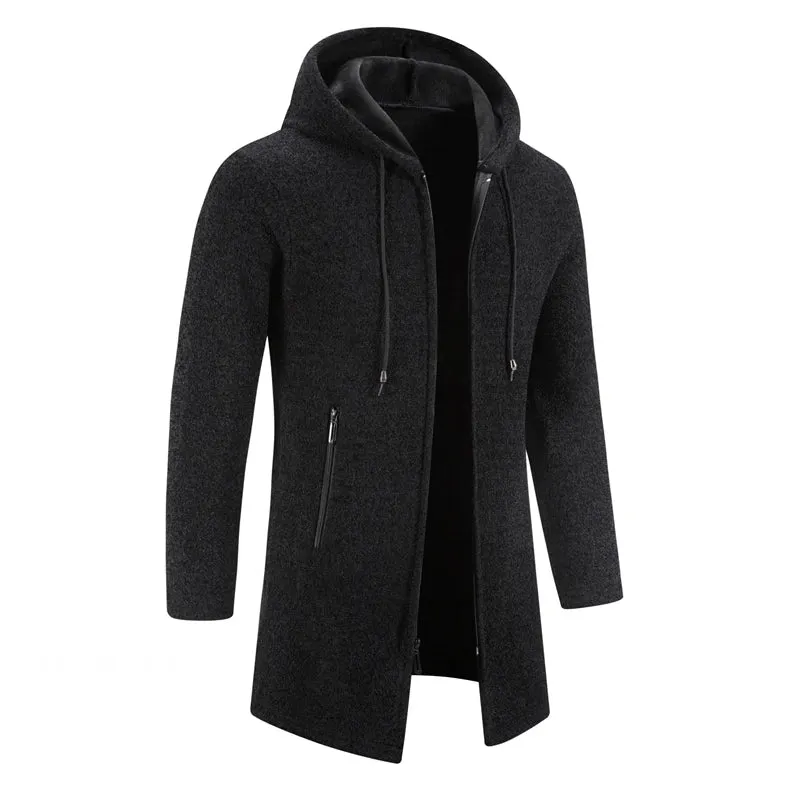 Funki Buys | Jackets | Men's Long Zip Up Hooded Jackets