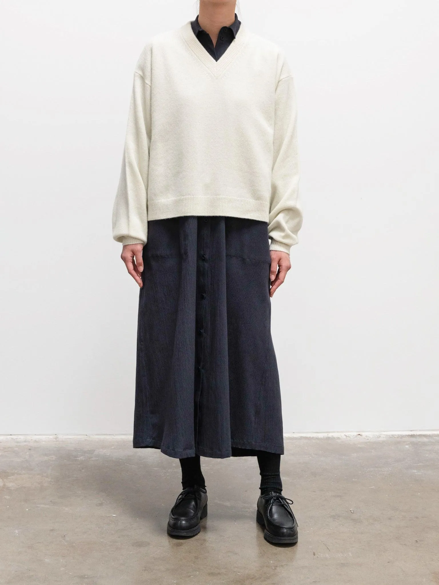 Ghia Extra Fine Lambswool Knit - Birch