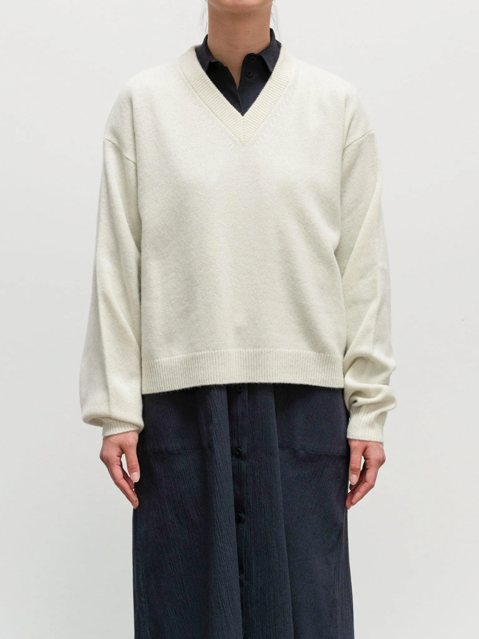 Ghia Extra Fine Lambswool Knit - Birch