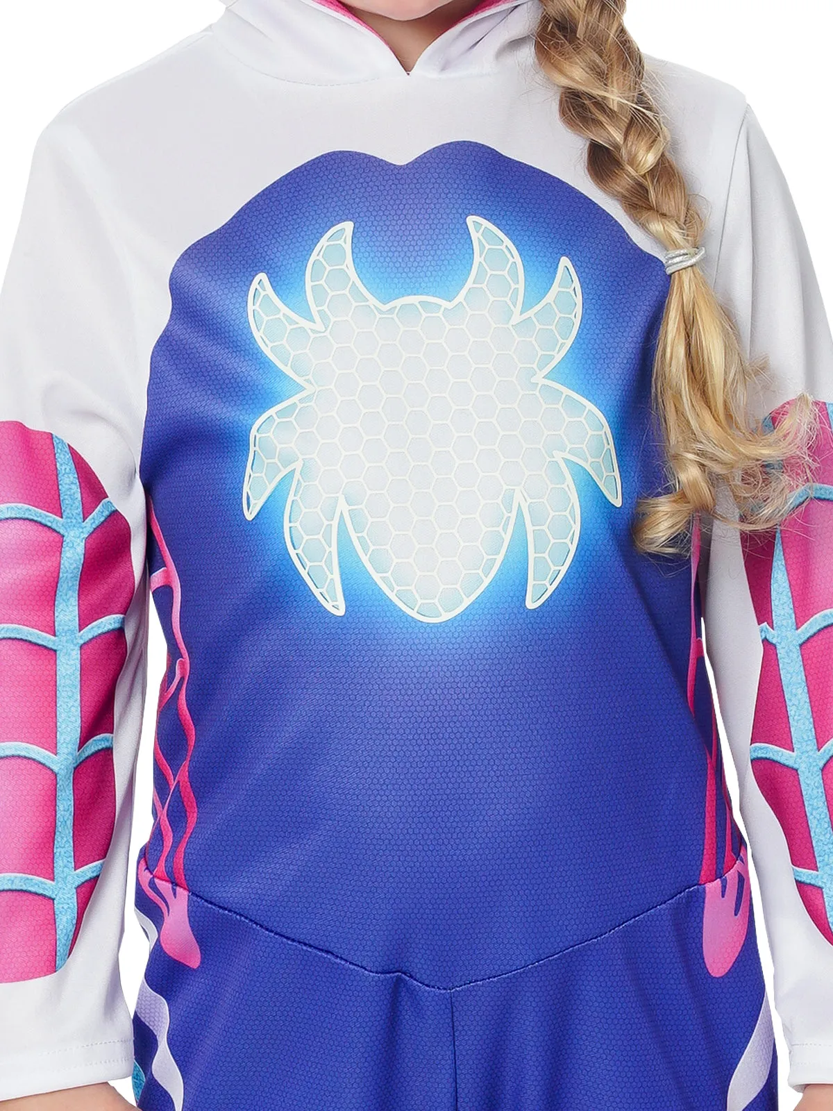 Ghost Spider Deluxe Glow in the Dark Costume for Toddlers - Marvel Spidey & His Amazing Friends