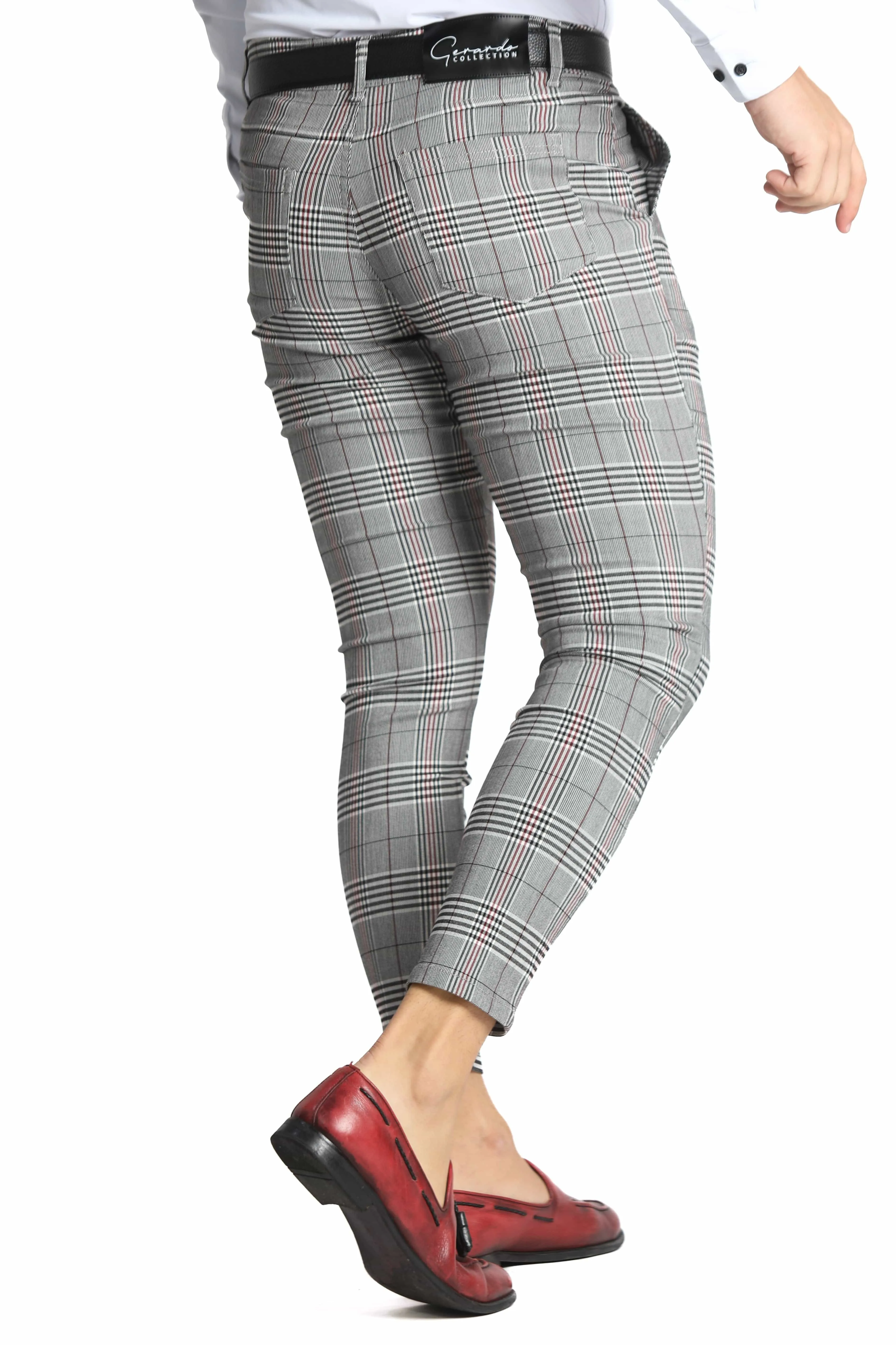 Grey V2 Plaid Pants