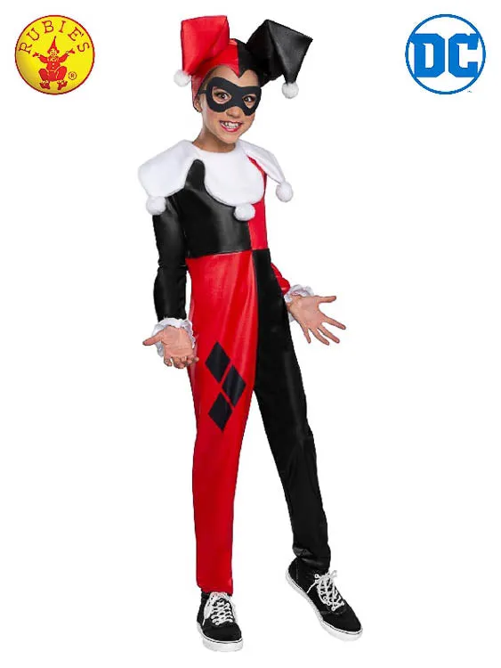 HARLEY QUINN DC SUPERHERO GIRLS COSTUME, CHILD