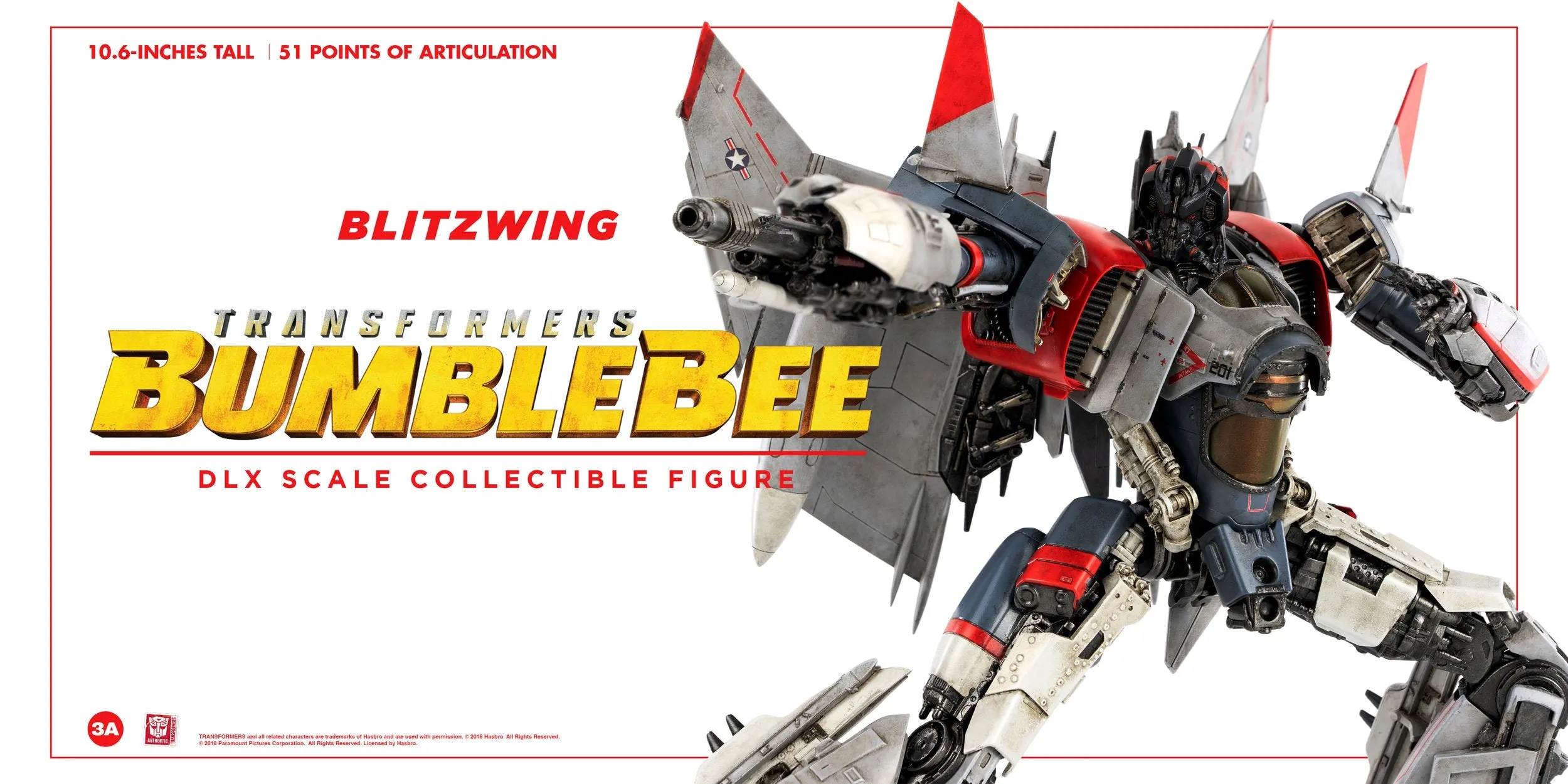 HASBRO X 3A PRESENTS: BLITZWING TRANSFORMERS BUMBLEBEE DLX SCALE COLLECTIBLE FIGURE SERIES