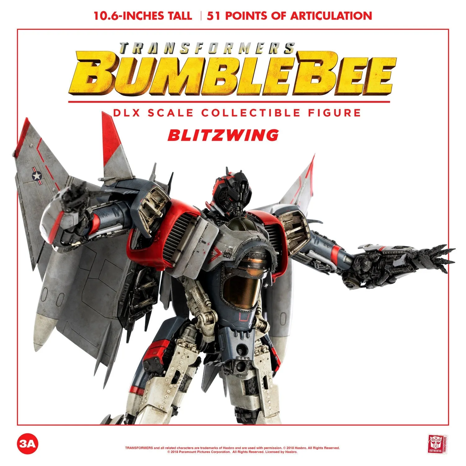 HASBRO X 3A PRESENTS: BLITZWING TRANSFORMERS BUMBLEBEE DLX SCALE COLLECTIBLE FIGURE SERIES