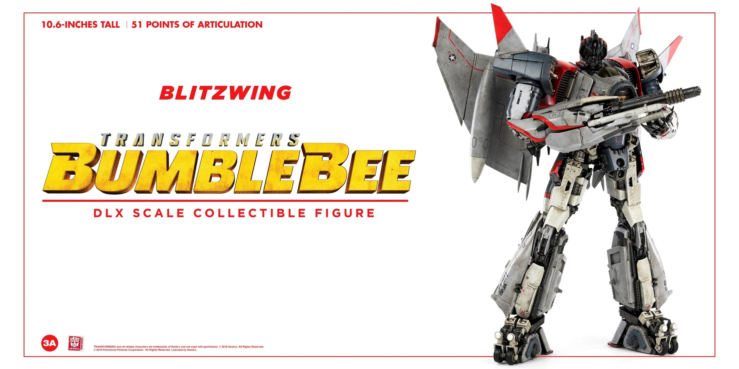 HASBRO X 3A PRESENTS: BLITZWING TRANSFORMERS BUMBLEBEE DLX SCALE COLLECTIBLE FIGURE SERIES