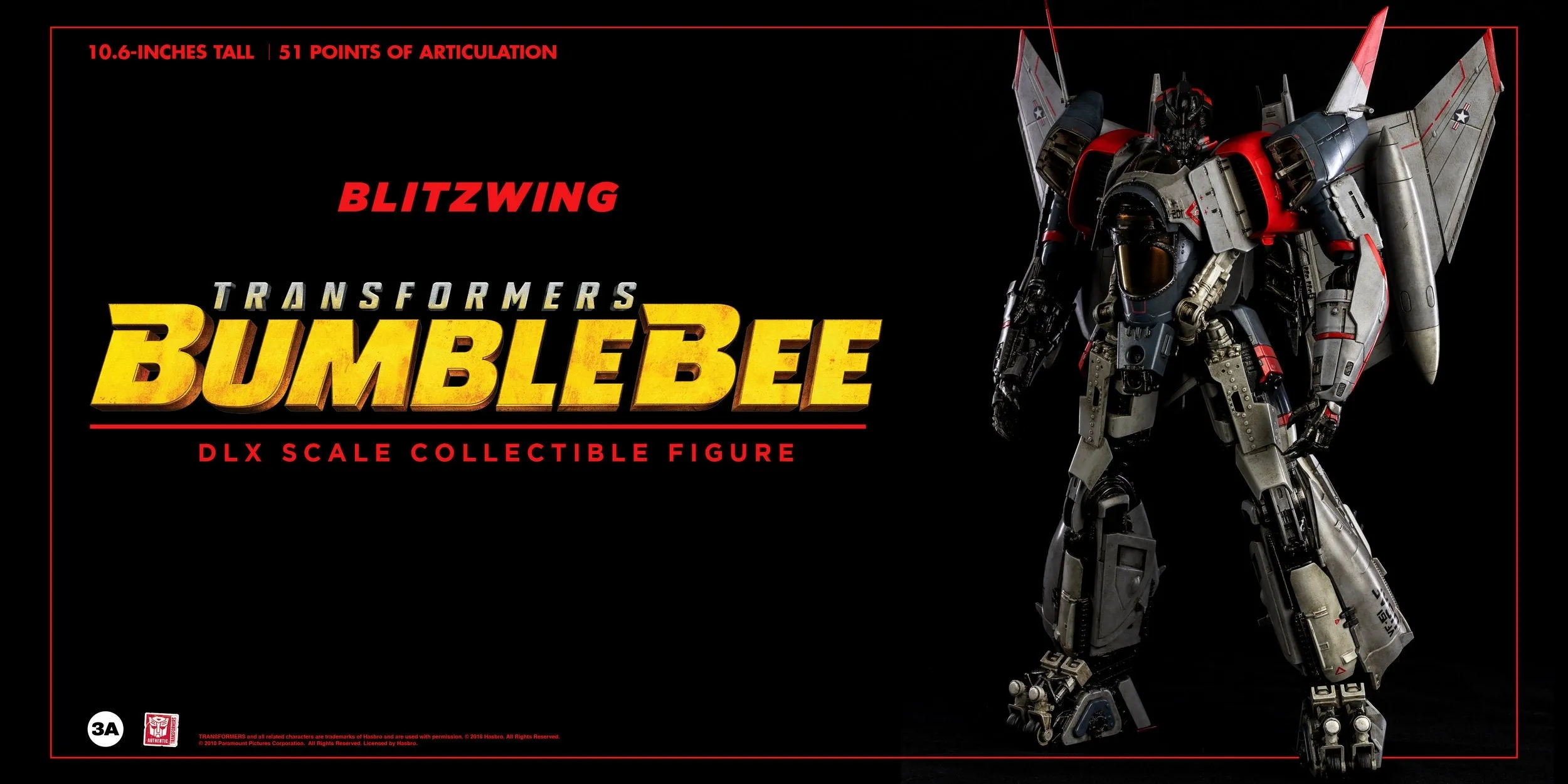 HASBRO X 3A PRESENTS: BLITZWING TRANSFORMERS BUMBLEBEE DLX SCALE COLLECTIBLE FIGURE SERIES