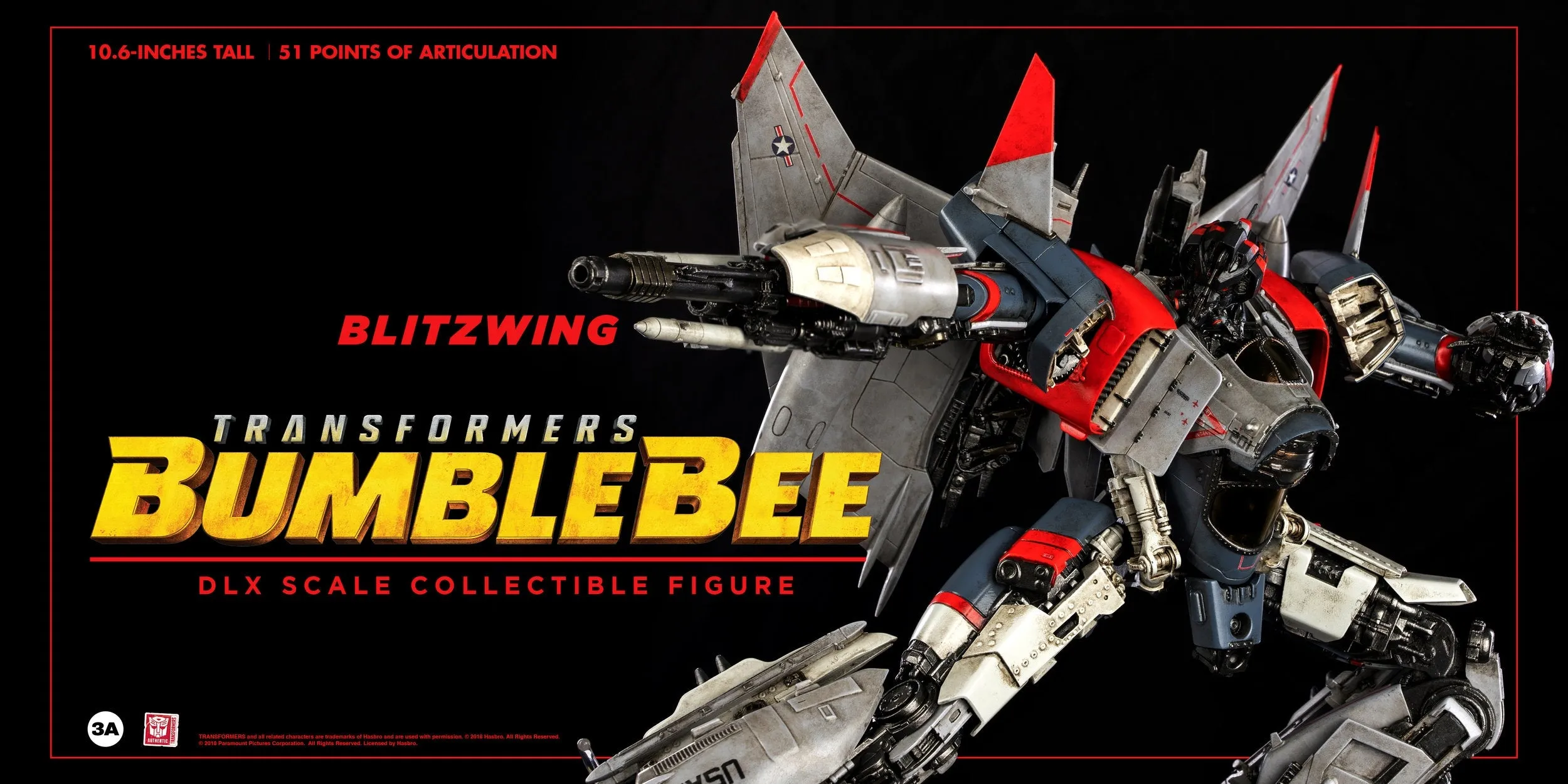 HASBRO X 3A PRESENTS: BLITZWING TRANSFORMERS BUMBLEBEE DLX SCALE COLLECTIBLE FIGURE SERIES