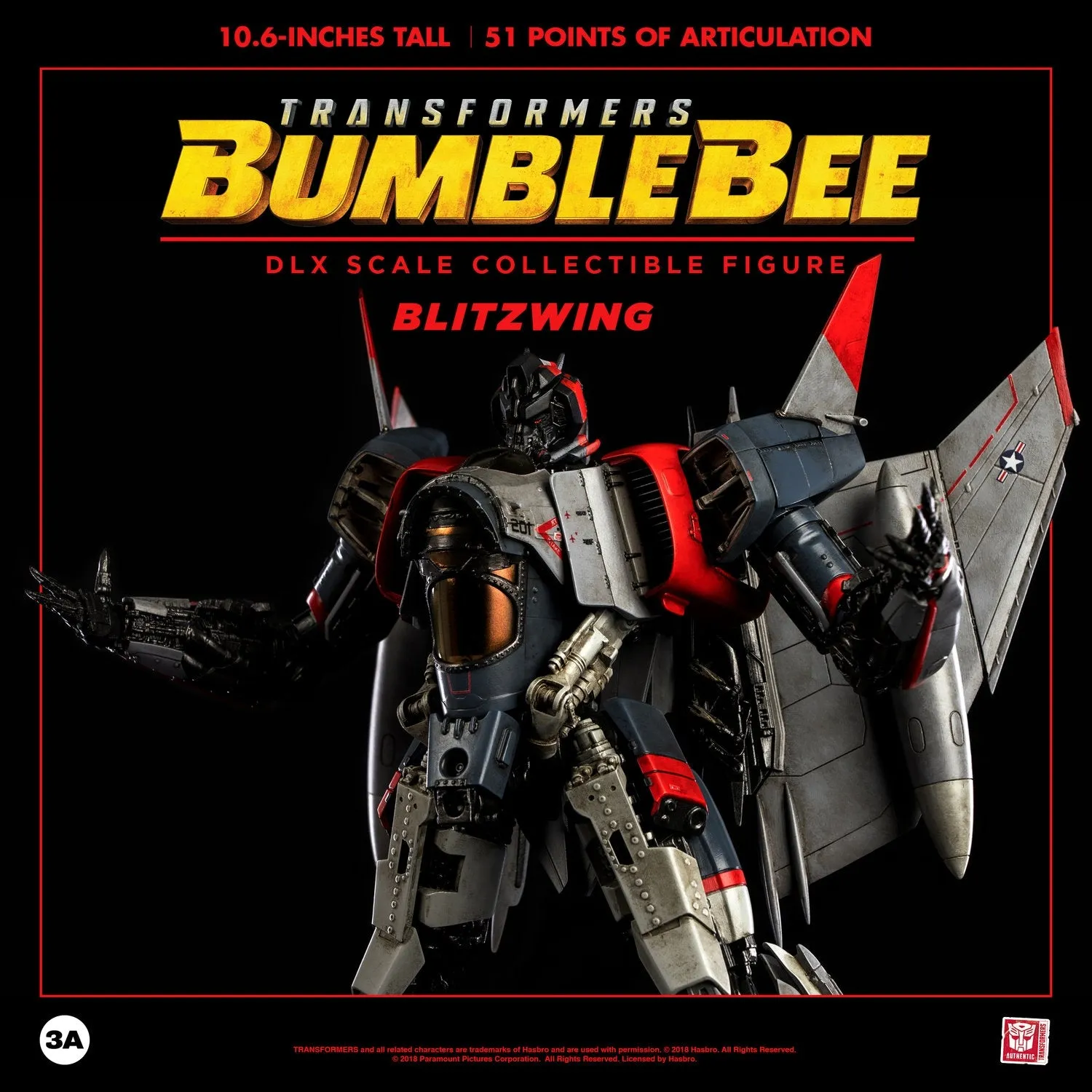 HASBRO X 3A PRESENTS: BLITZWING TRANSFORMERS BUMBLEBEE DLX SCALE COLLECTIBLE FIGURE SERIES