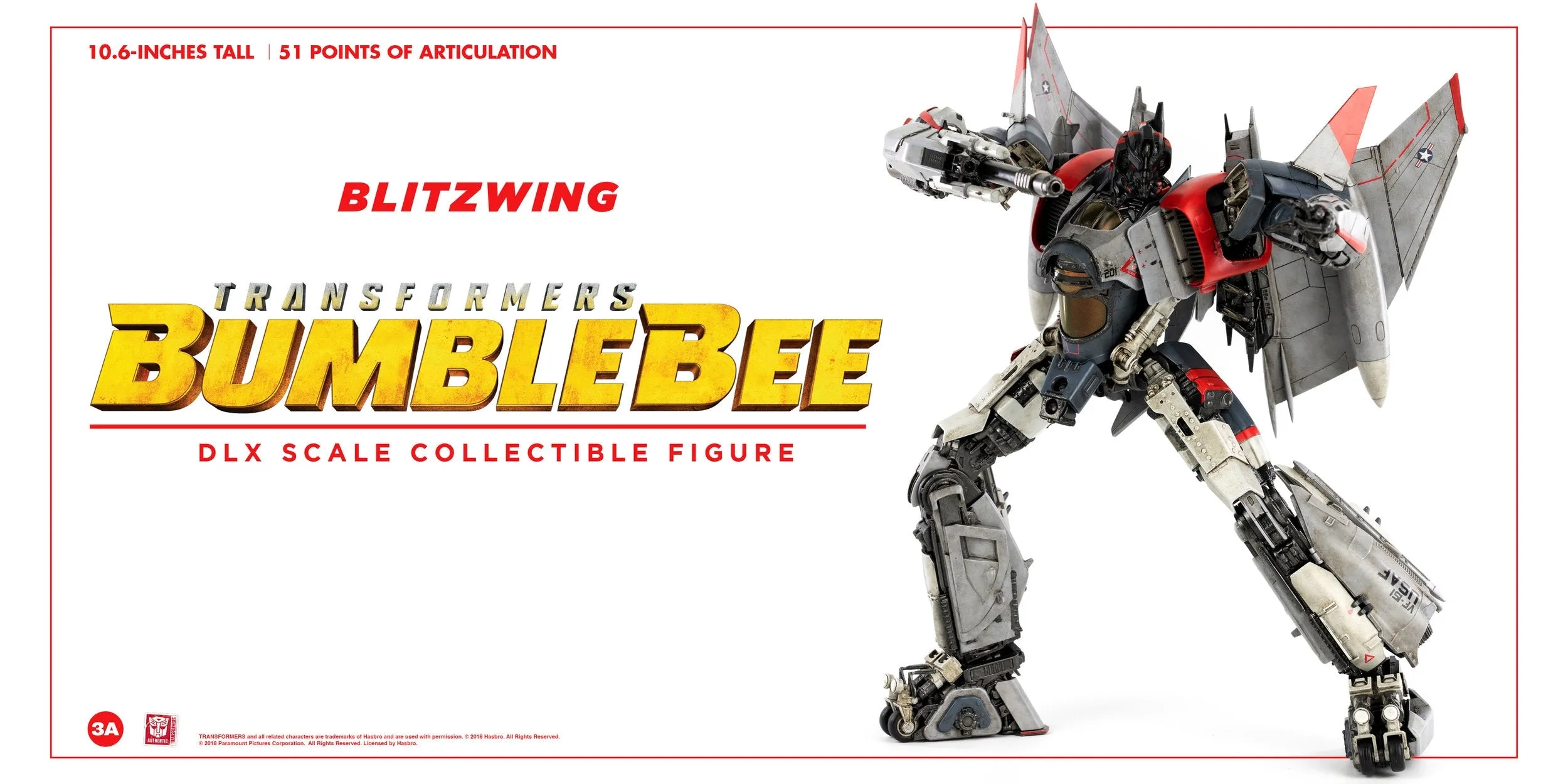 HASBRO X 3A PRESENTS: BLITZWING TRANSFORMERS BUMBLEBEE DLX SCALE COLLECTIBLE FIGURE SERIES