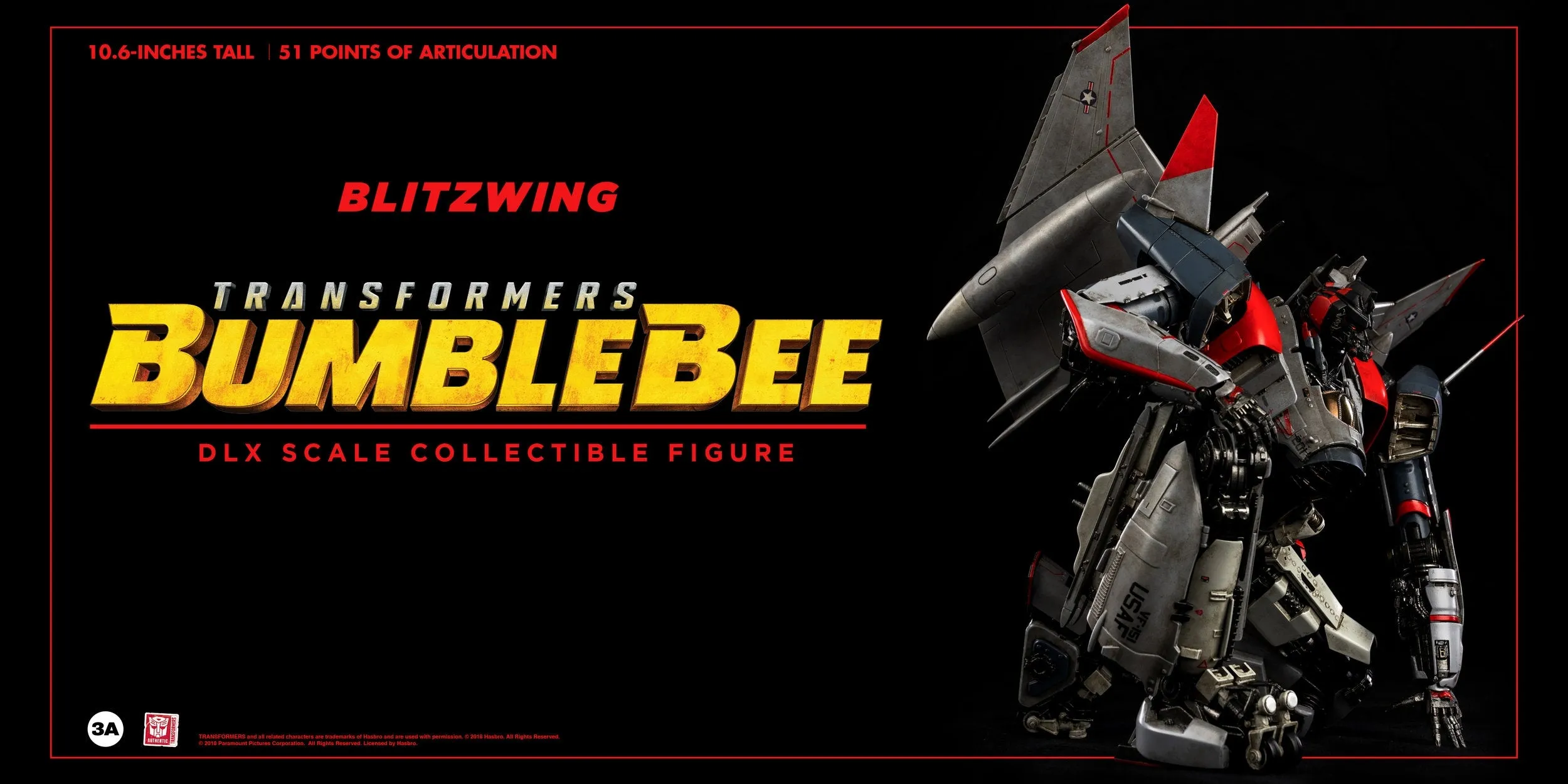 HASBRO X 3A PRESENTS: BLITZWING TRANSFORMERS BUMBLEBEE DLX SCALE COLLECTIBLE FIGURE SERIES