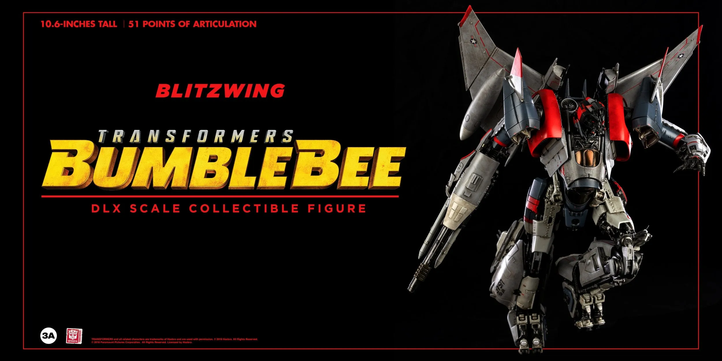 HASBRO X 3A PRESENTS: BLITZWING TRANSFORMERS BUMBLEBEE DLX SCALE COLLECTIBLE FIGURE SERIES