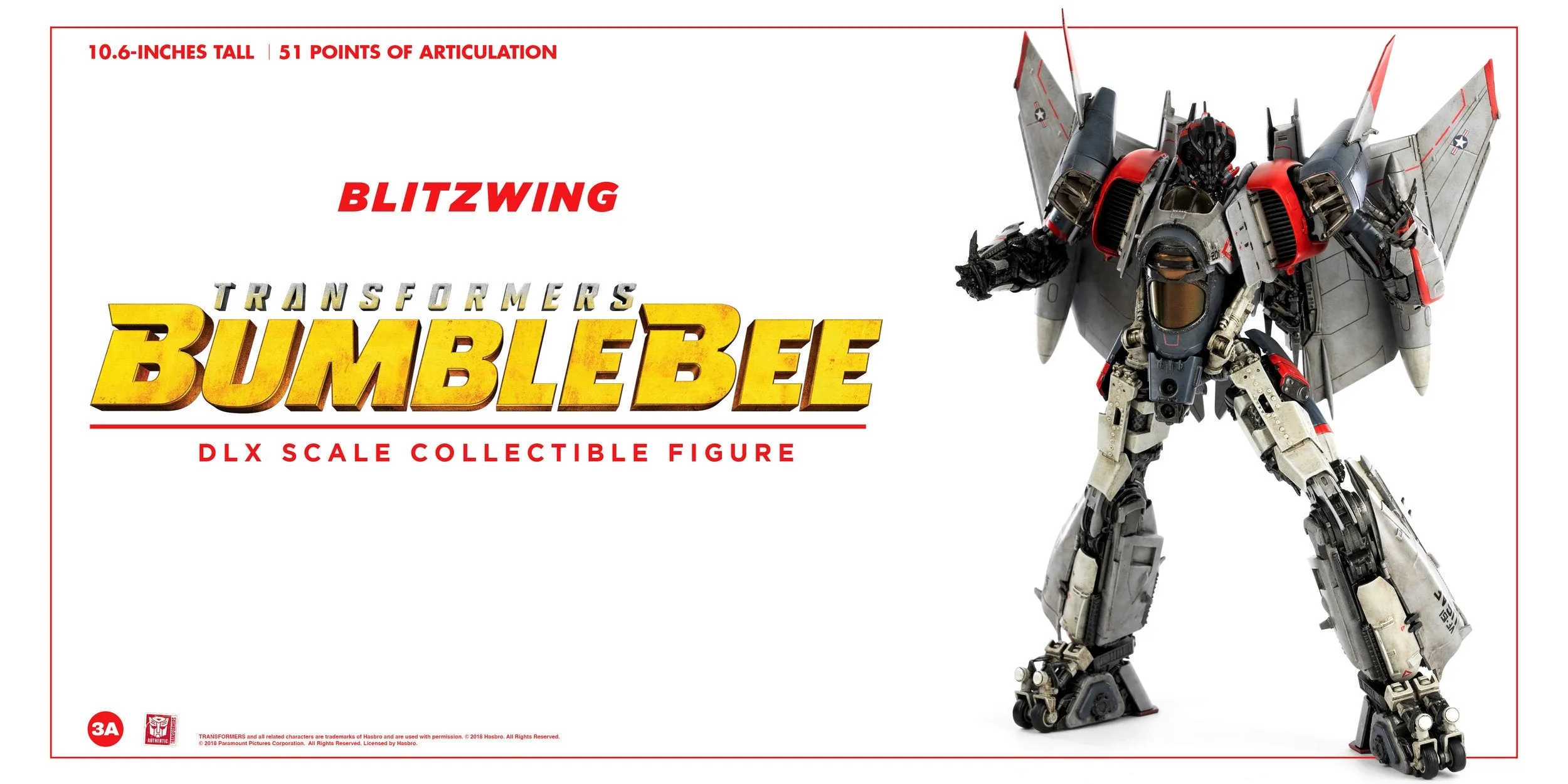 HASBRO X 3A PRESENTS: BLITZWING TRANSFORMERS BUMBLEBEE DLX SCALE COLLECTIBLE FIGURE SERIES