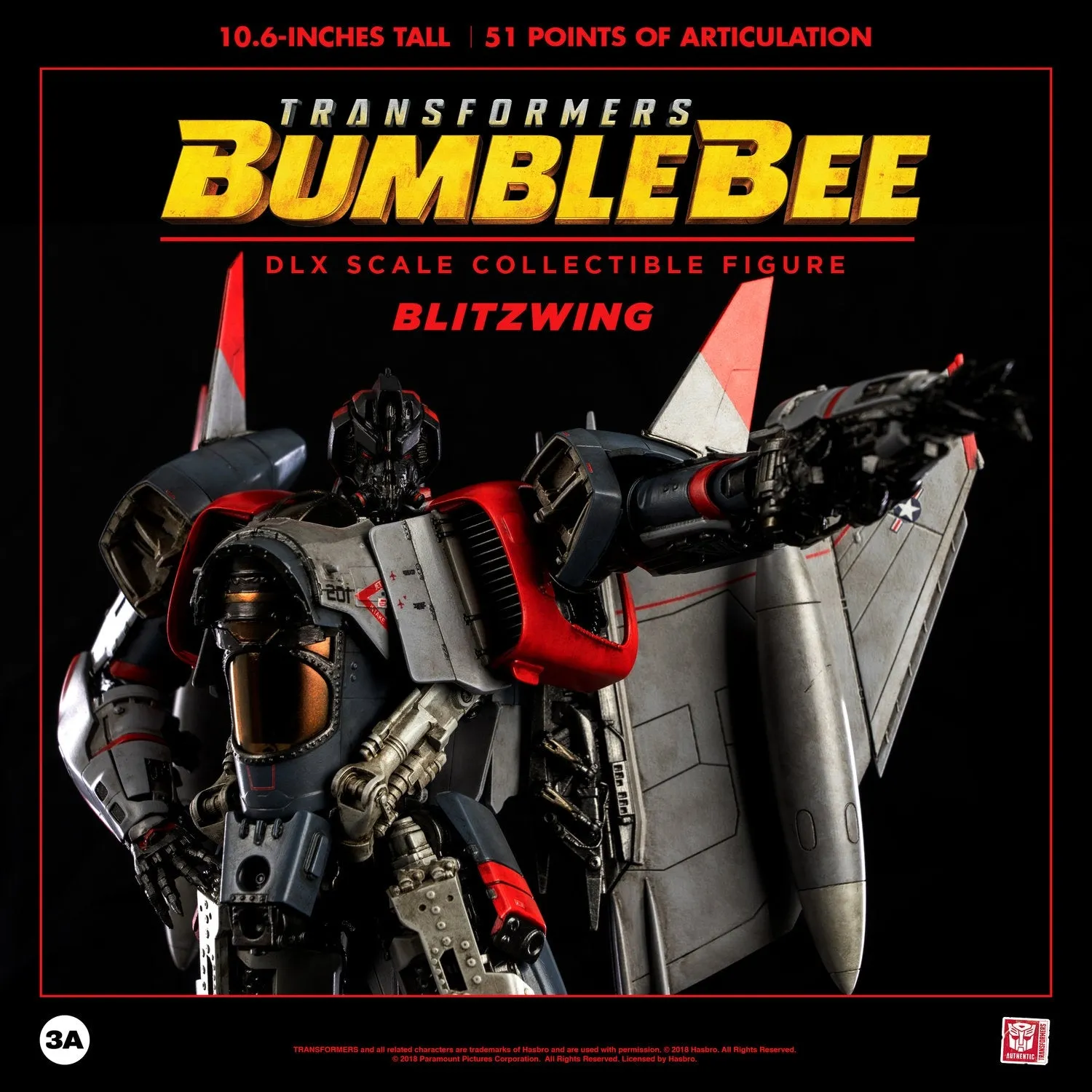 HASBRO X 3A PRESENTS: BLITZWING TRANSFORMERS BUMBLEBEE DLX SCALE COLLECTIBLE FIGURE SERIES