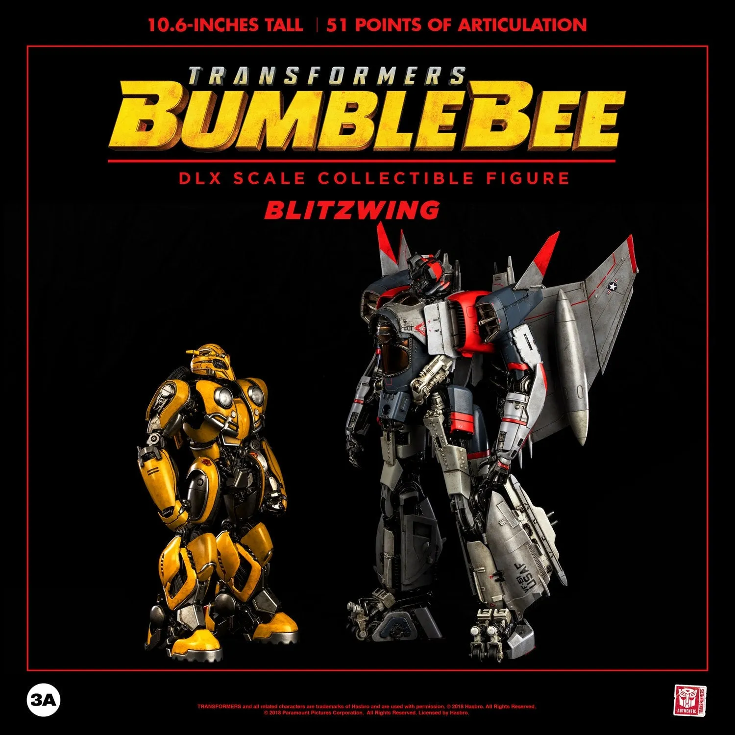 HASBRO X 3A PRESENTS: BLITZWING TRANSFORMERS BUMBLEBEE DLX SCALE COLLECTIBLE FIGURE SERIES