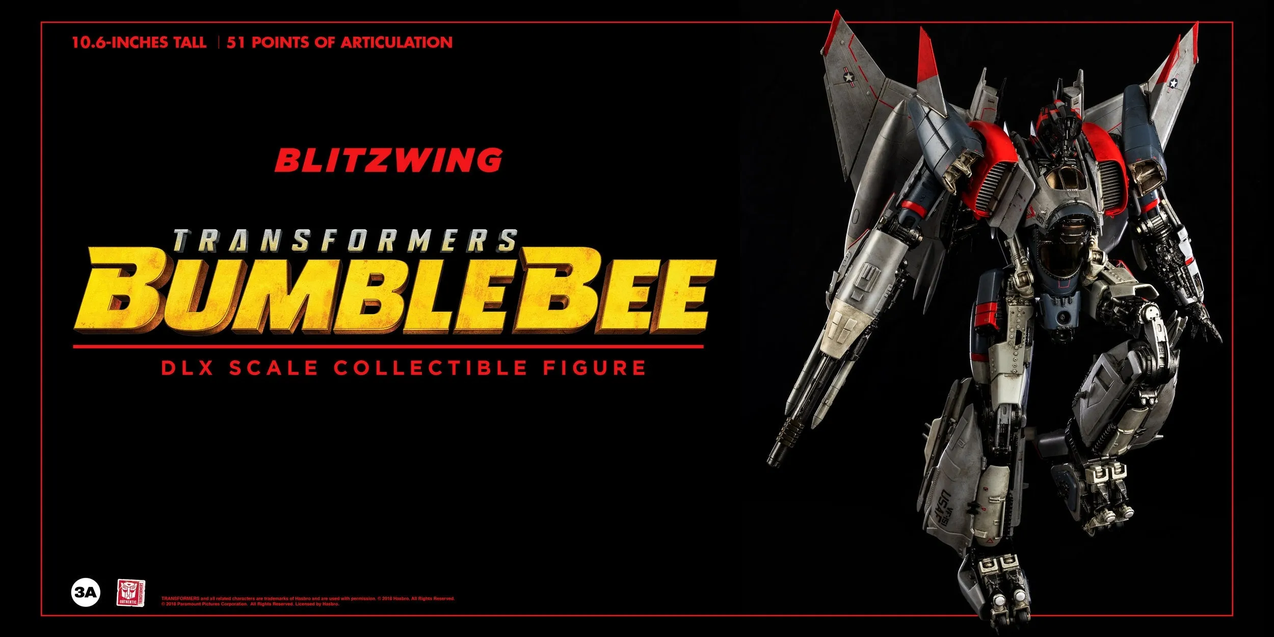 HASBRO X 3A PRESENTS: BLITZWING TRANSFORMERS BUMBLEBEE DLX SCALE COLLECTIBLE FIGURE SERIES