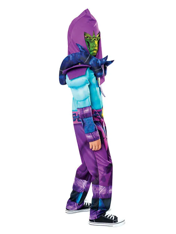 HE-MAN MASTERS OF THE UNIVERSE SKELETOR DLX COSTUME, CHILD