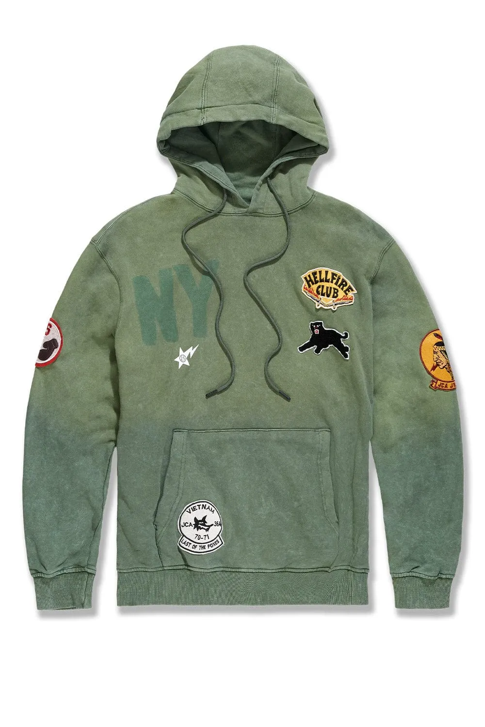 Hellfire Pullover Hoodie (Olive)