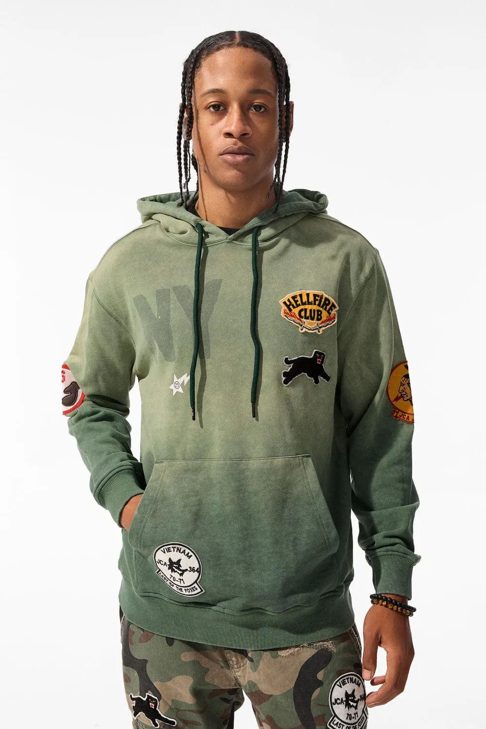 Hellfire Pullover Hoodie (Olive)