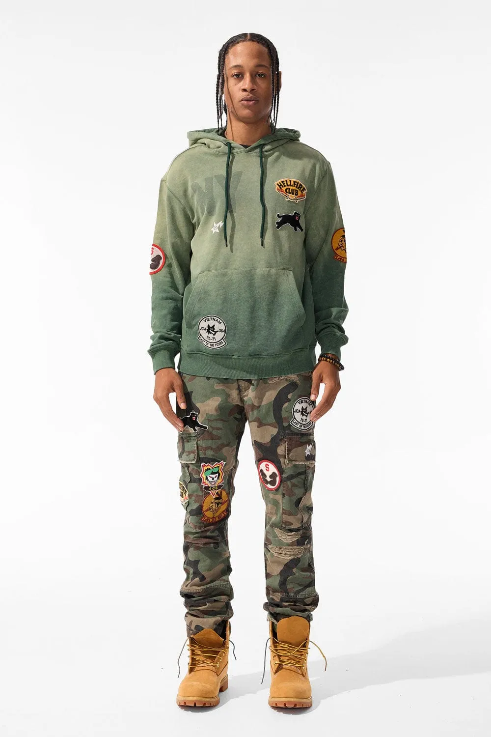 Hellfire Pullover Hoodie (Olive)