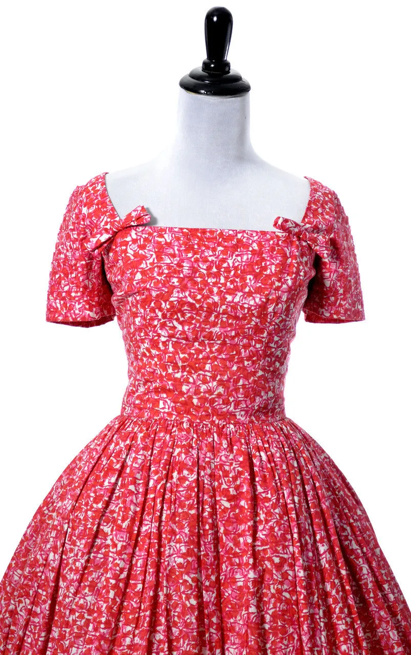 Herbert Sondheim 1950s floral vintage dress SOLD