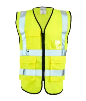 Hi Vis Yellow Executive Vest