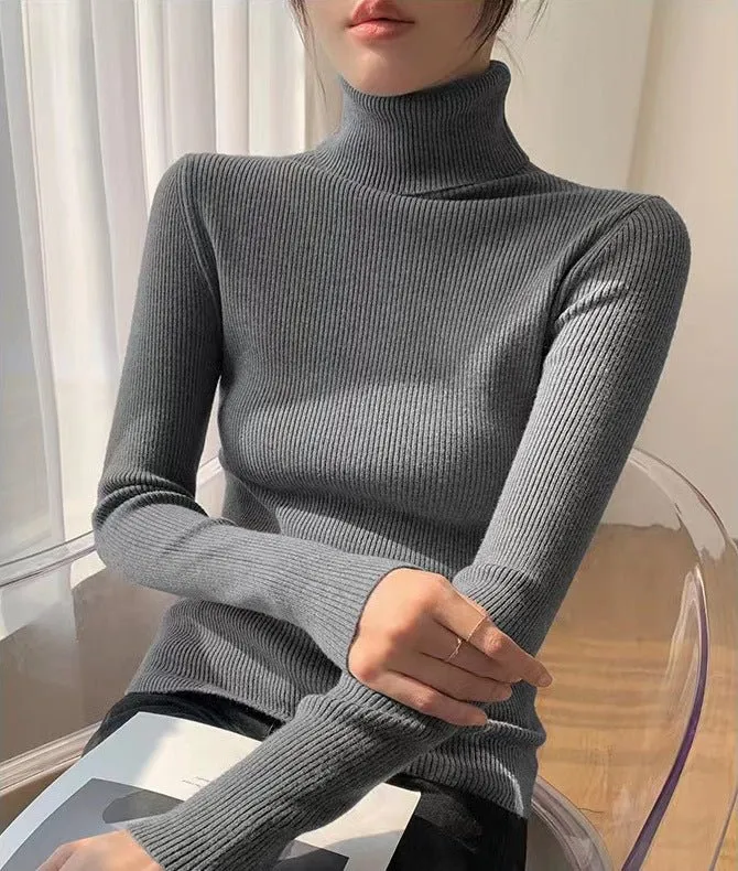 High Neck Pullover Sweater (MS064)