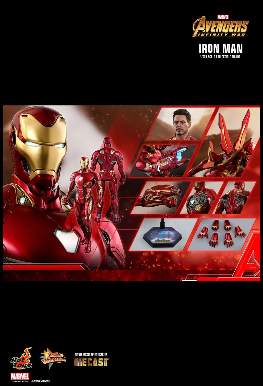 HOT TOYS MARVEL  AVENGERS INFINITY WAR IRON MAN MARK L - MARK 50 1/6 MMS473-D23