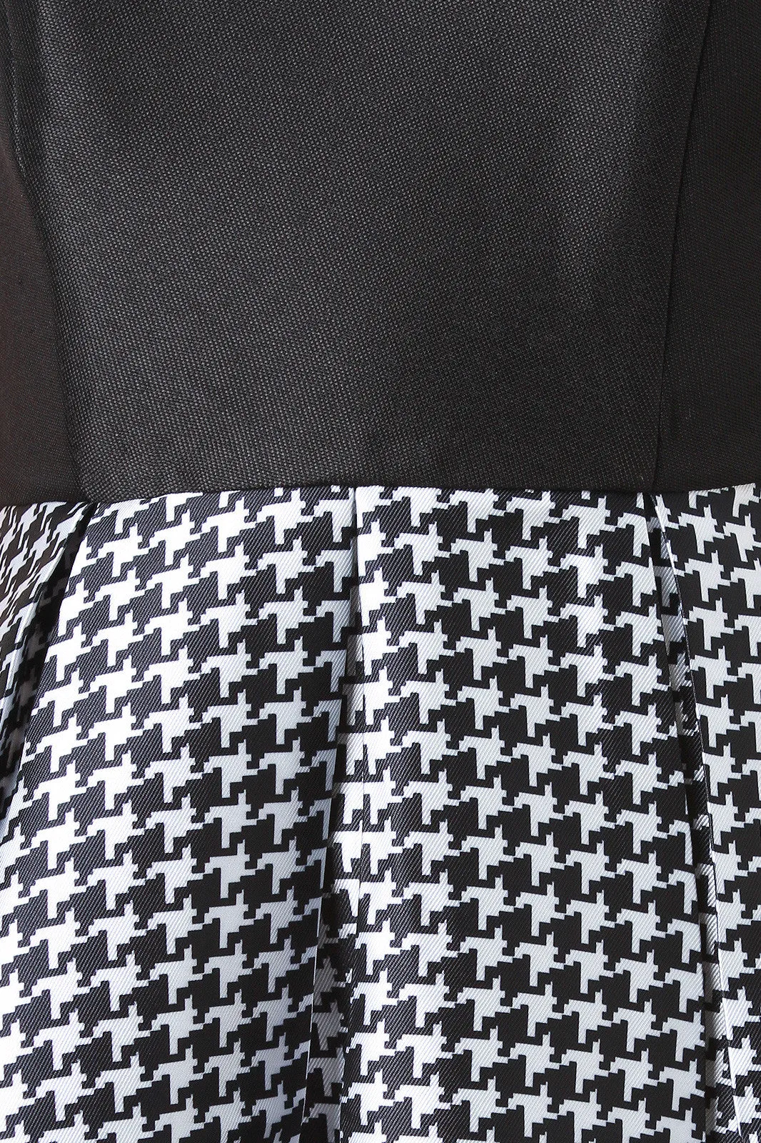 Houndstooth Combo Dress