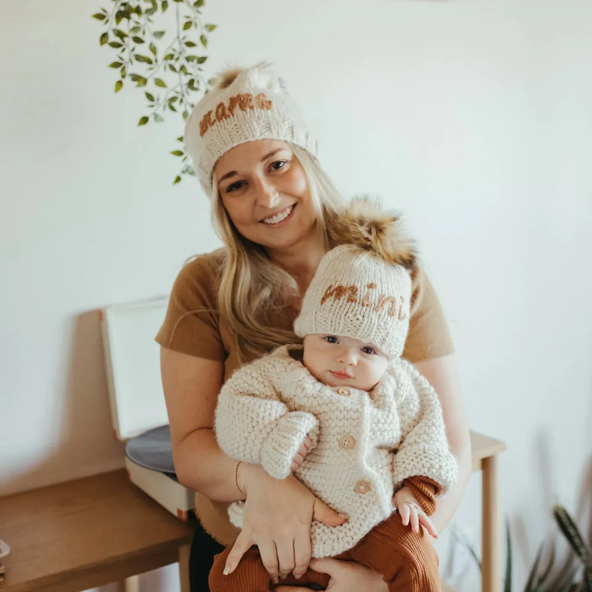 Huggalugs Pecan Mini Beanie