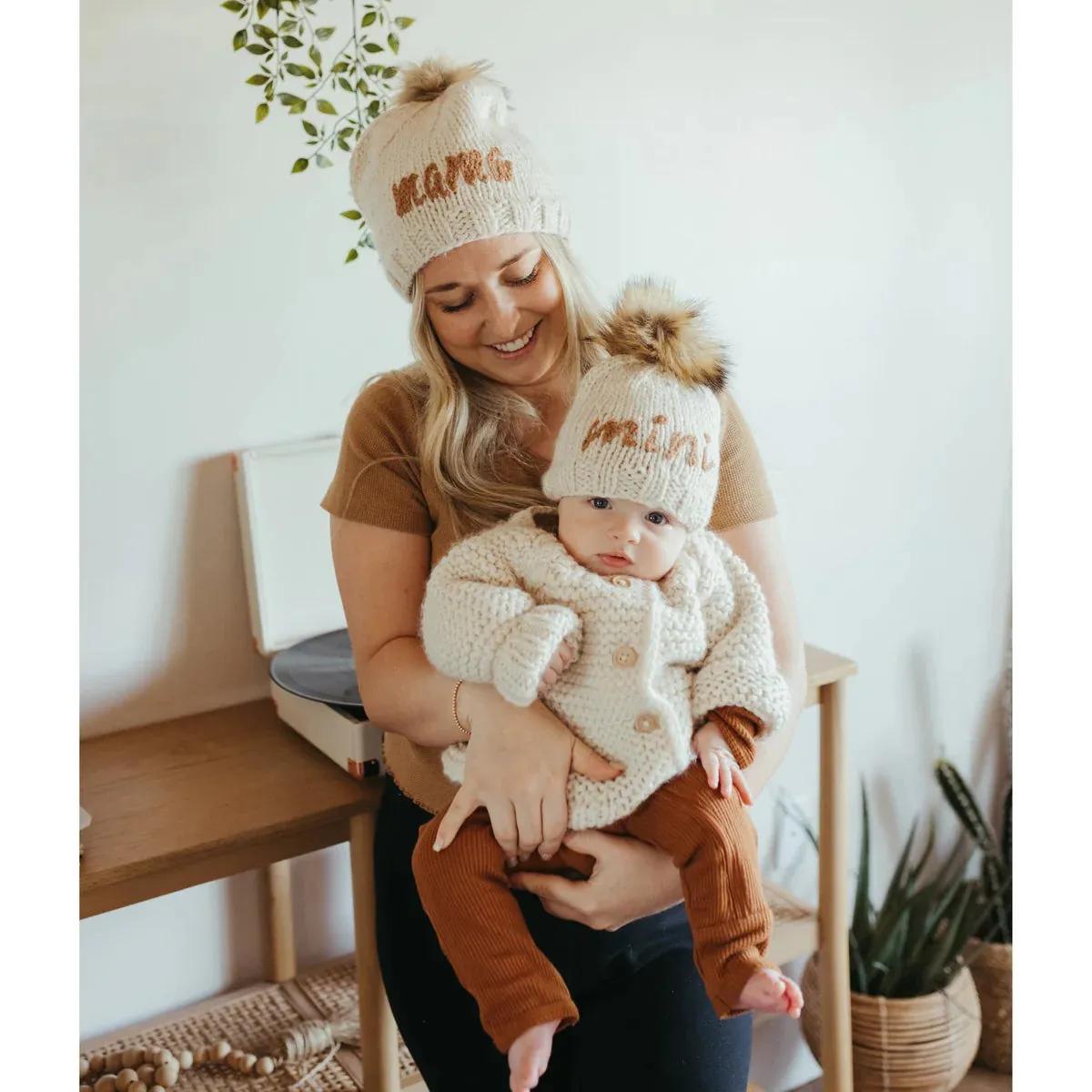 Huggalugs Pecan Mini Beanie