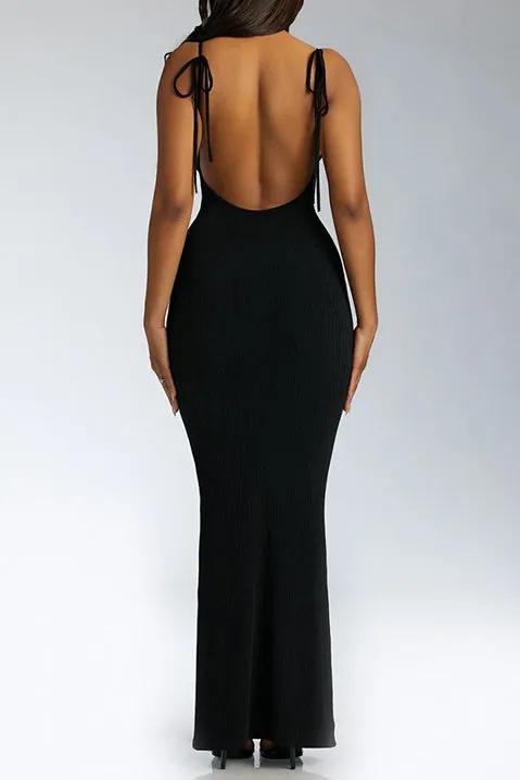 It's Gotta Be Love Black Maxi Dress