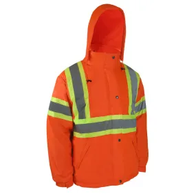 Jackfield 70-532R Hi-Vis Nylon Polar Fleece Lined Jacket