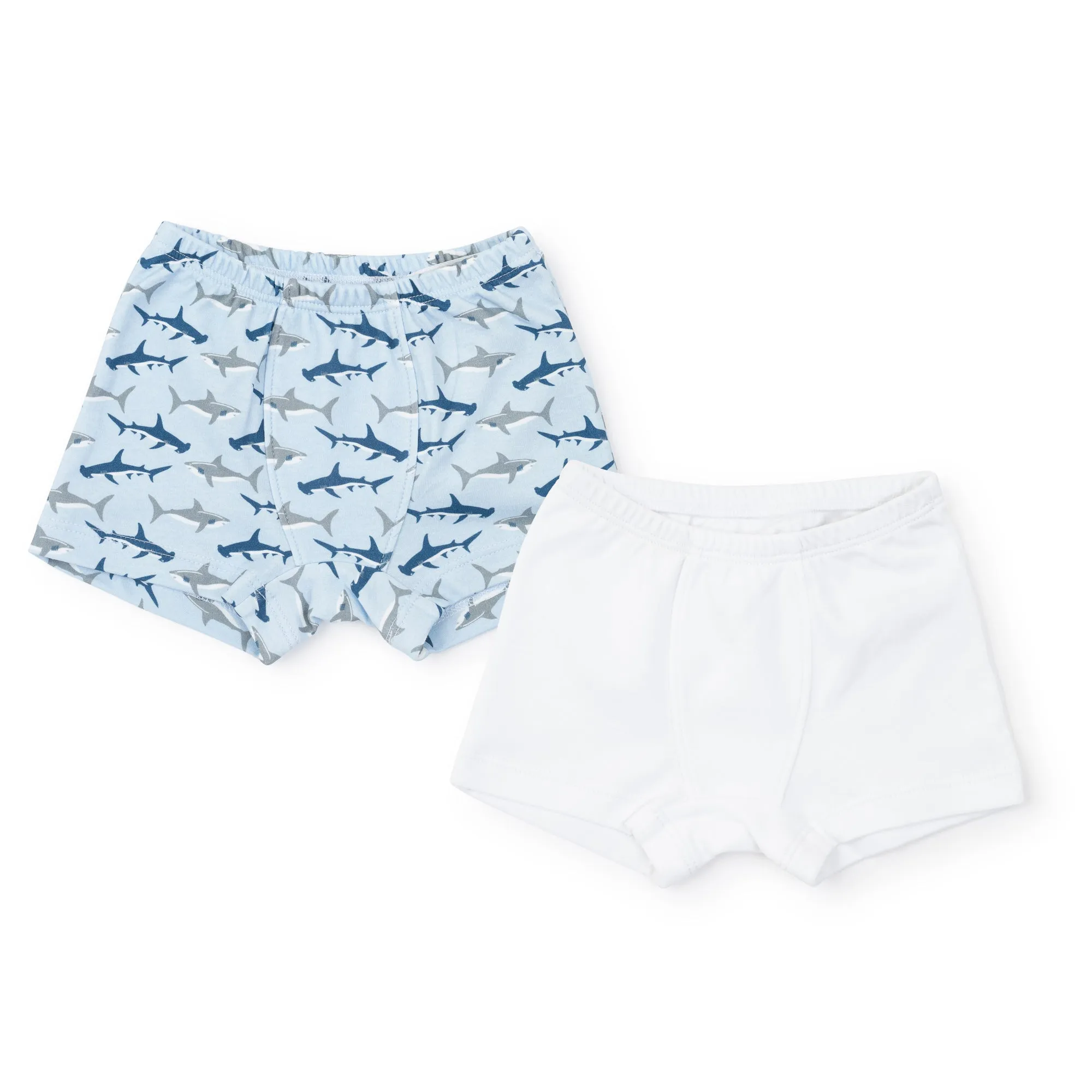 James Underwear Set - Swimming Sharks & White