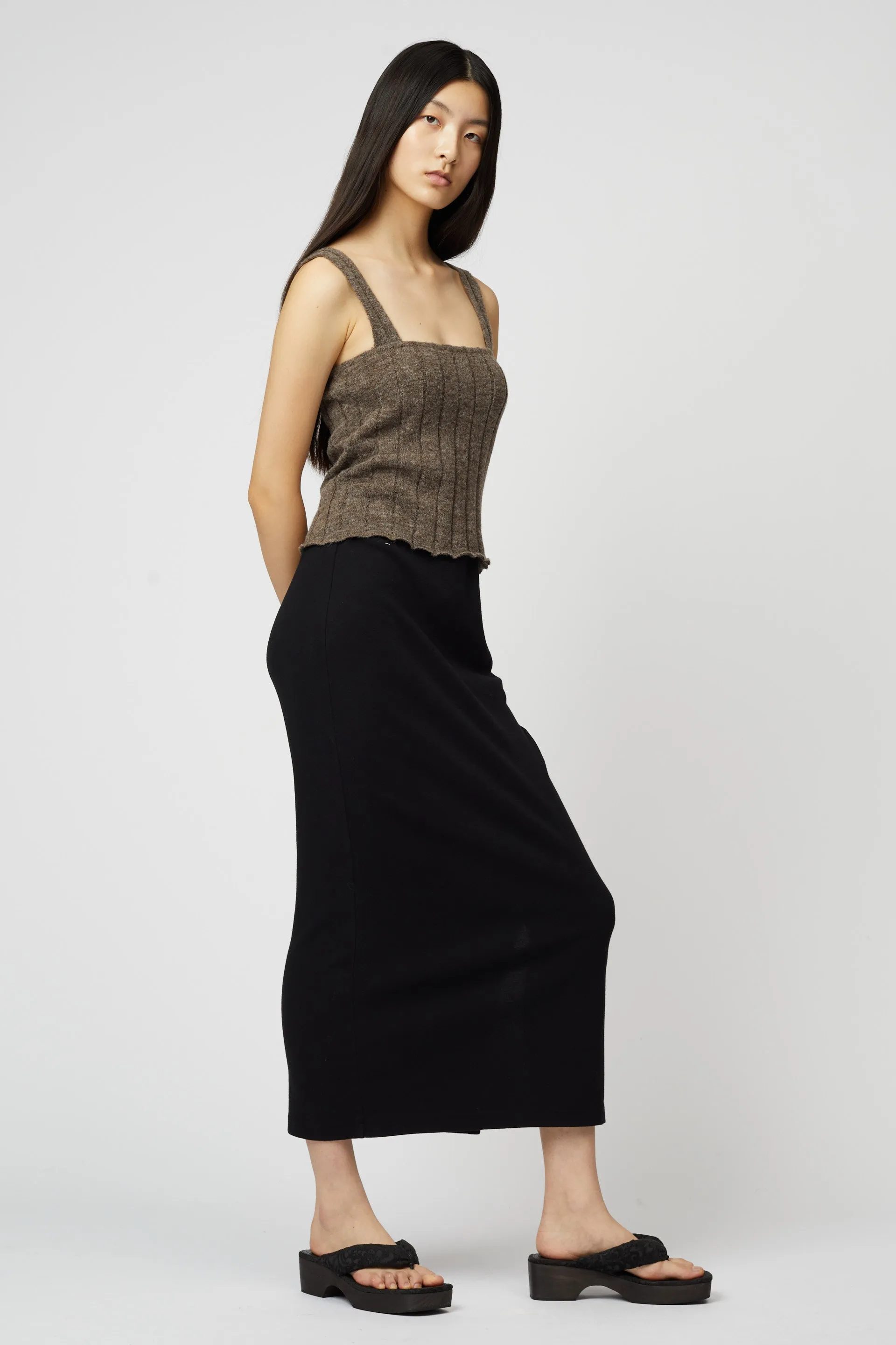 JERSEY MAXI SKIRT