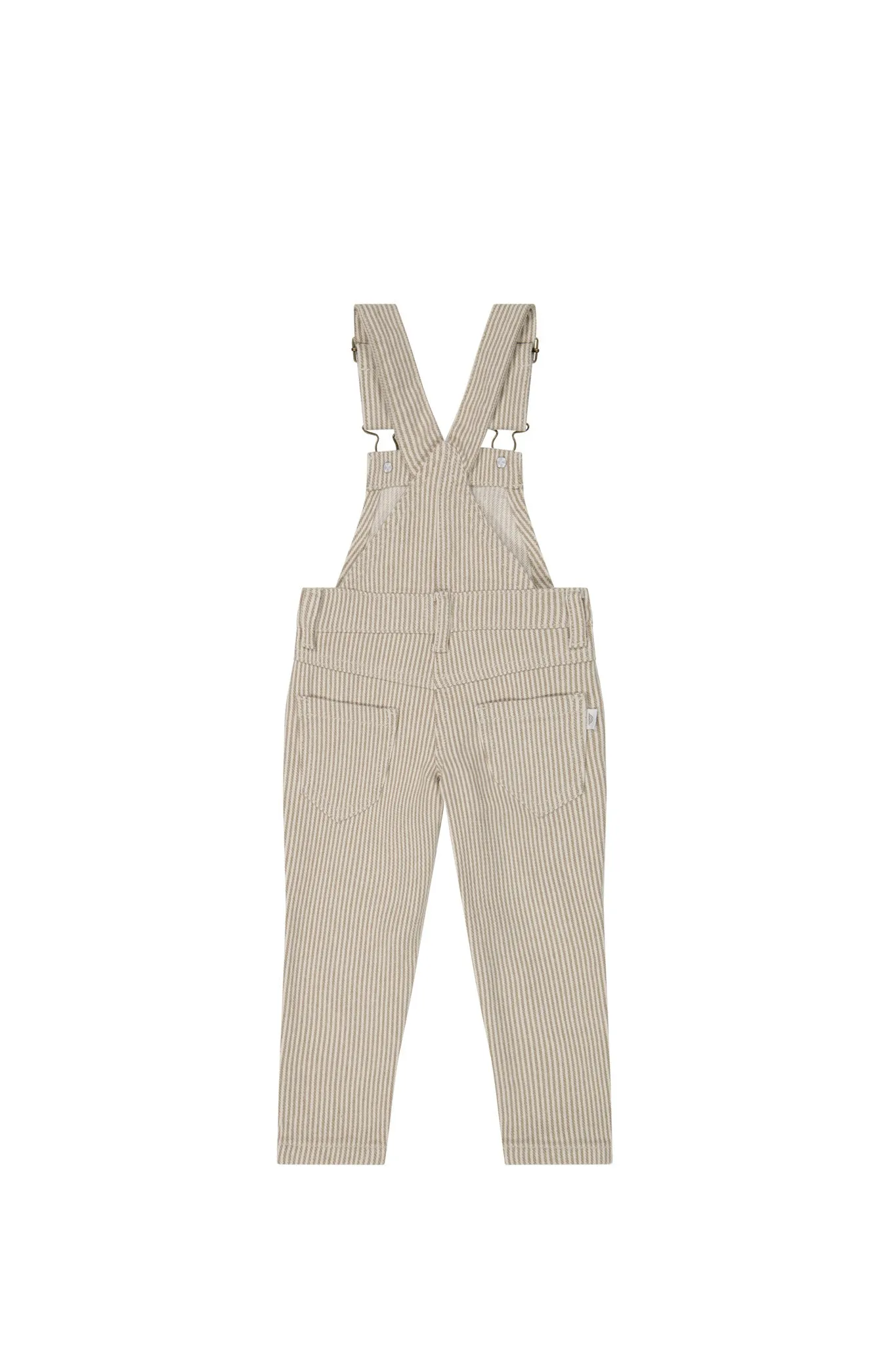 Jordie Cotton Twill Overall - Balm/Cloud Stripe