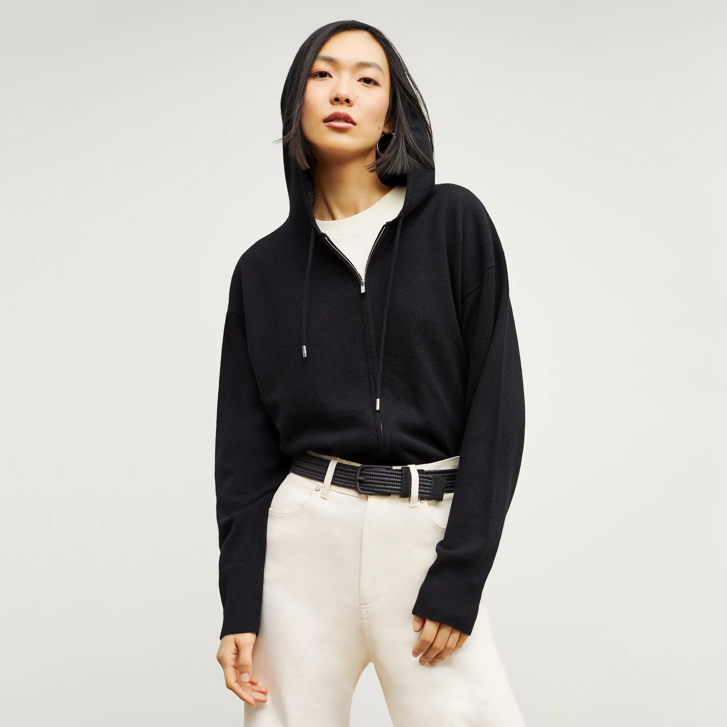 Judith Hoodie - Cashmere :: Black