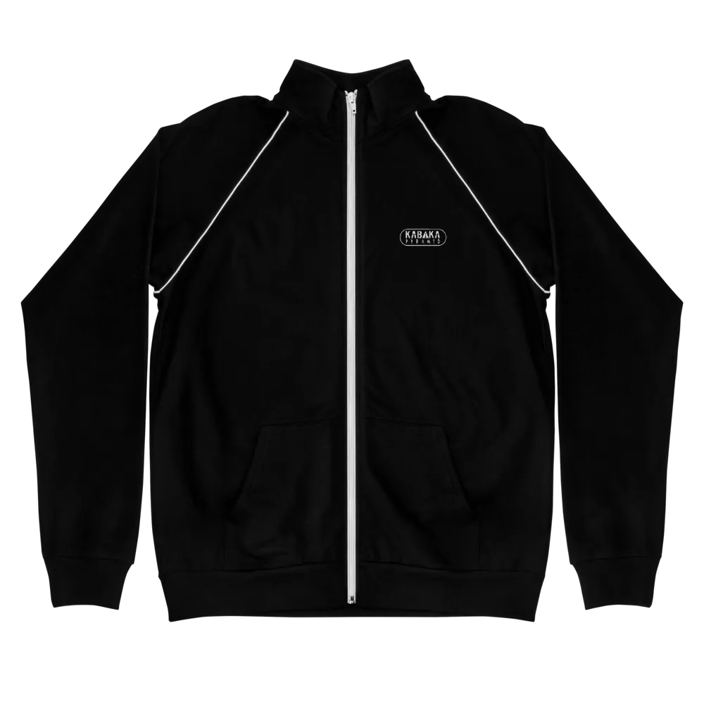 Kabaka Pyramid LOGO Fleece Jacket (Black / White)