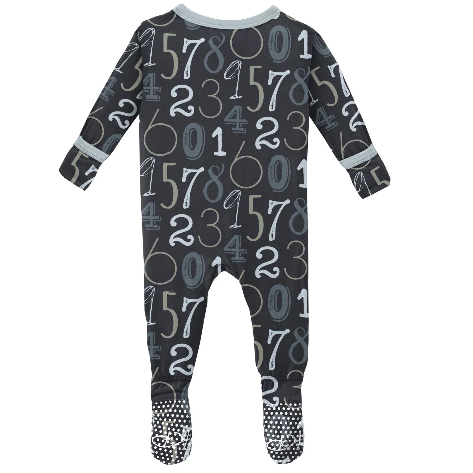 KicKee Pants Deep Space Math Footie with Zipper