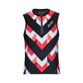 Kids Unisex LTD Triathlon Tank - Chevron Stripe