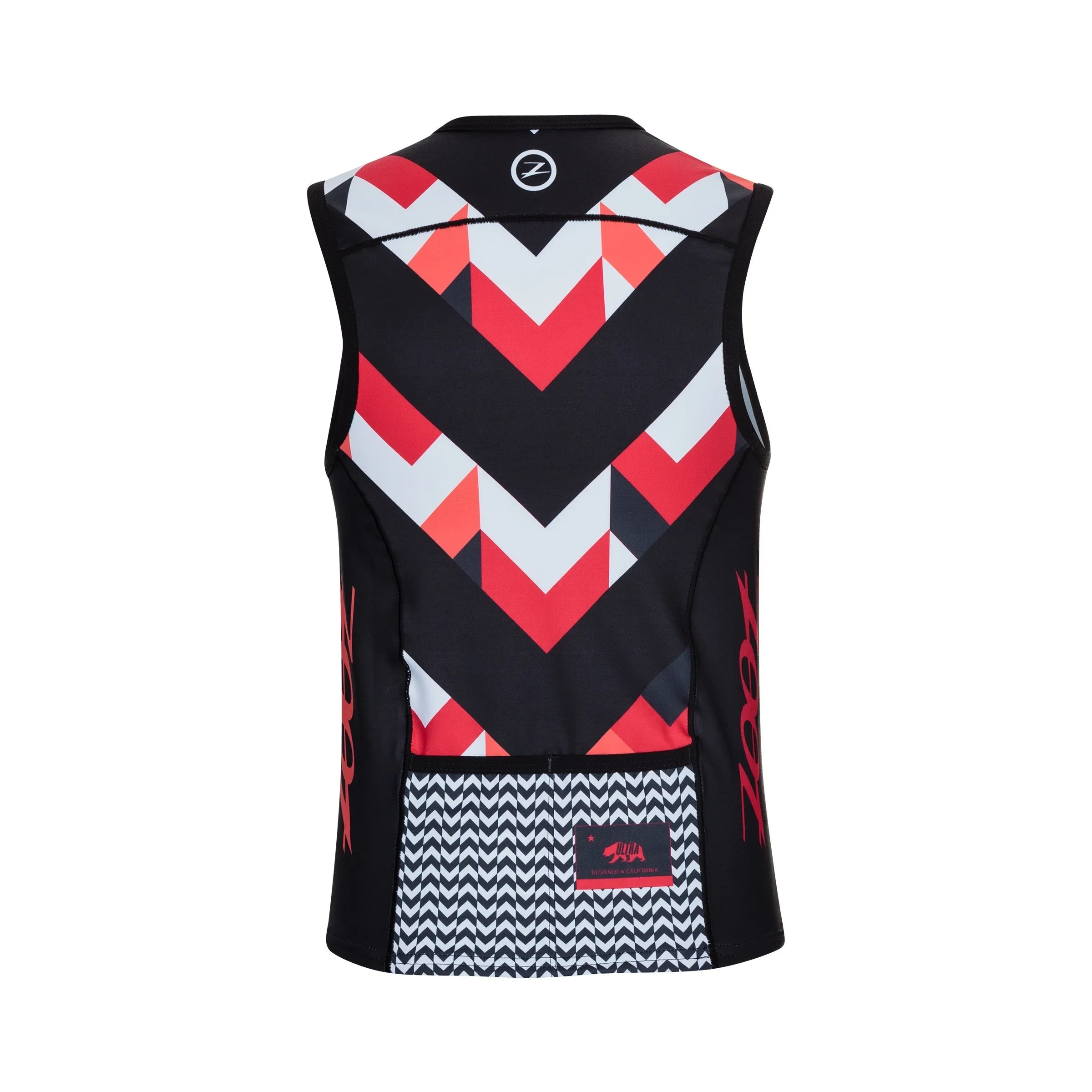 Kids Unisex LTD Triathlon Tank - Chevron Stripe