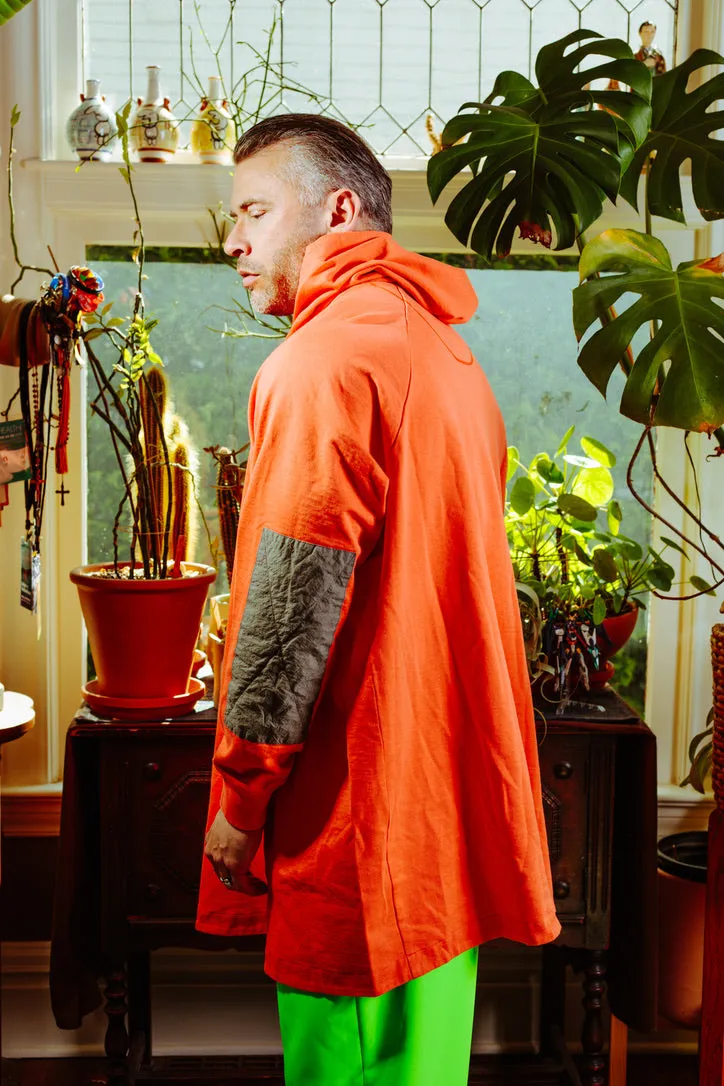 Kimono Hoodie Orange by Bernhard Willhelm S/S 2021