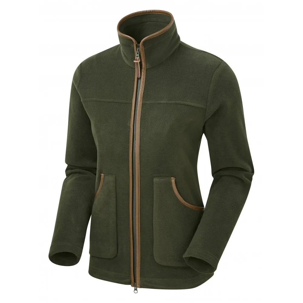 Ladies Performance Fleece Jacket Green by Shooterking