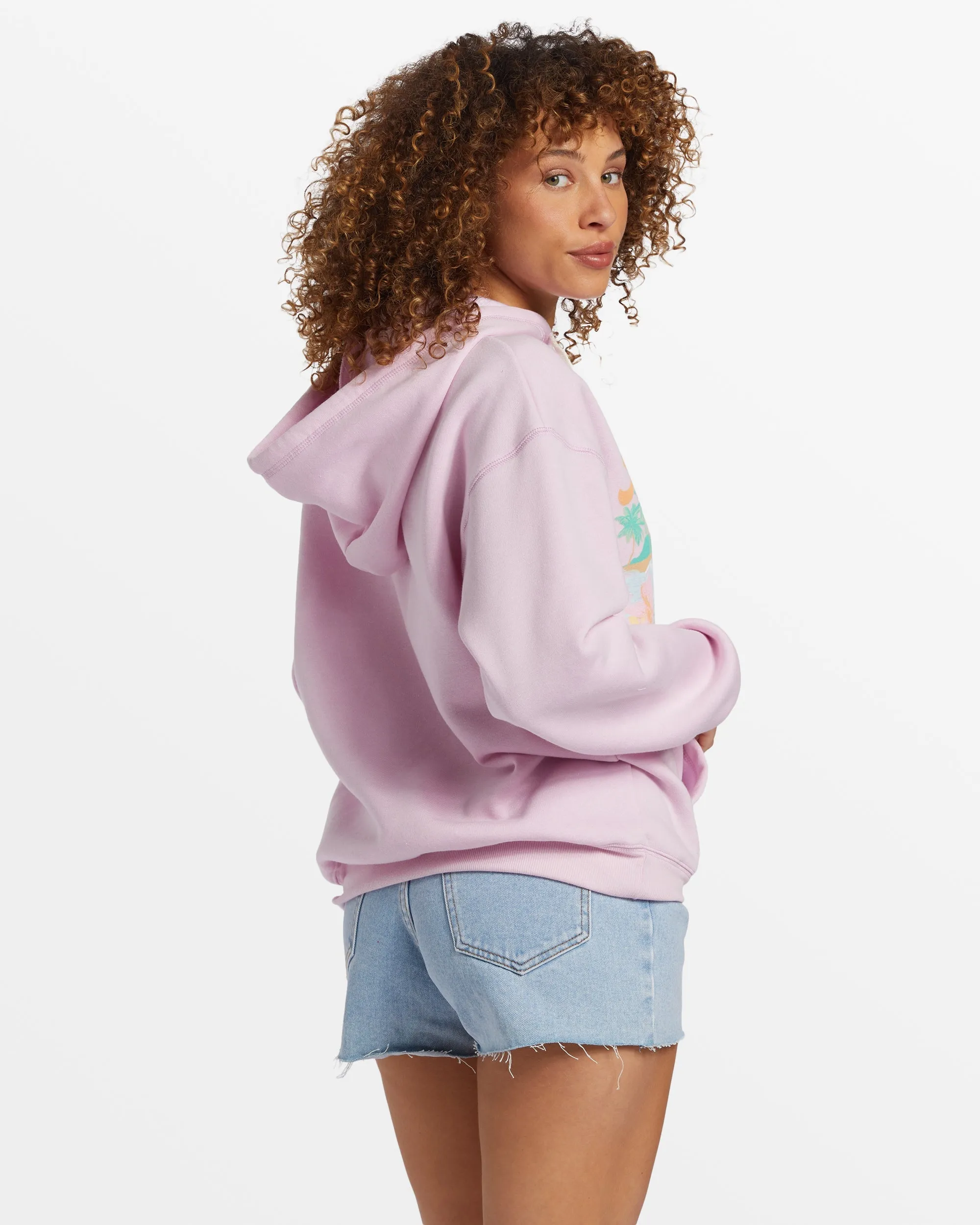 Lets Get Away Hoodie - Sweet Pink