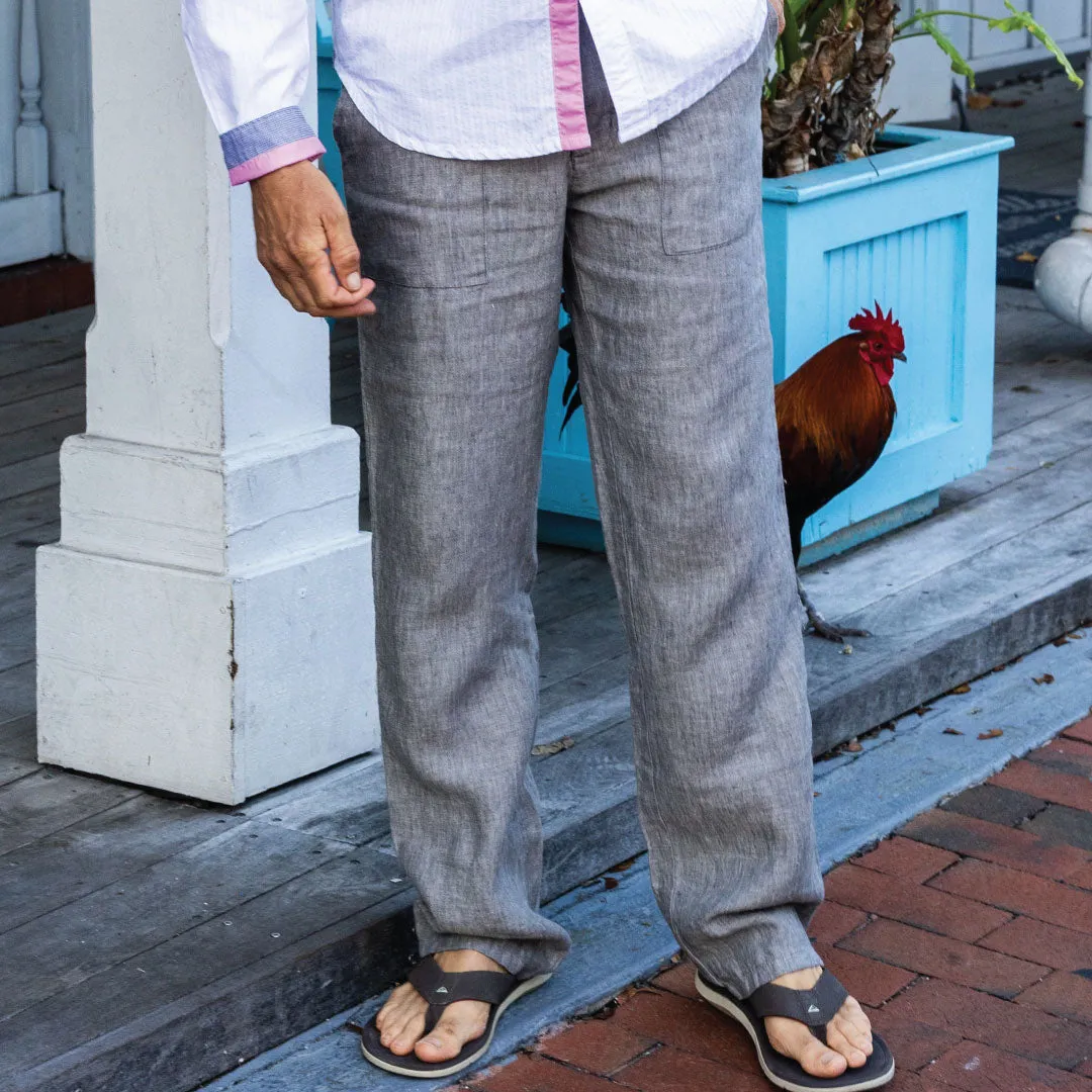 Linen Drawstring Pant