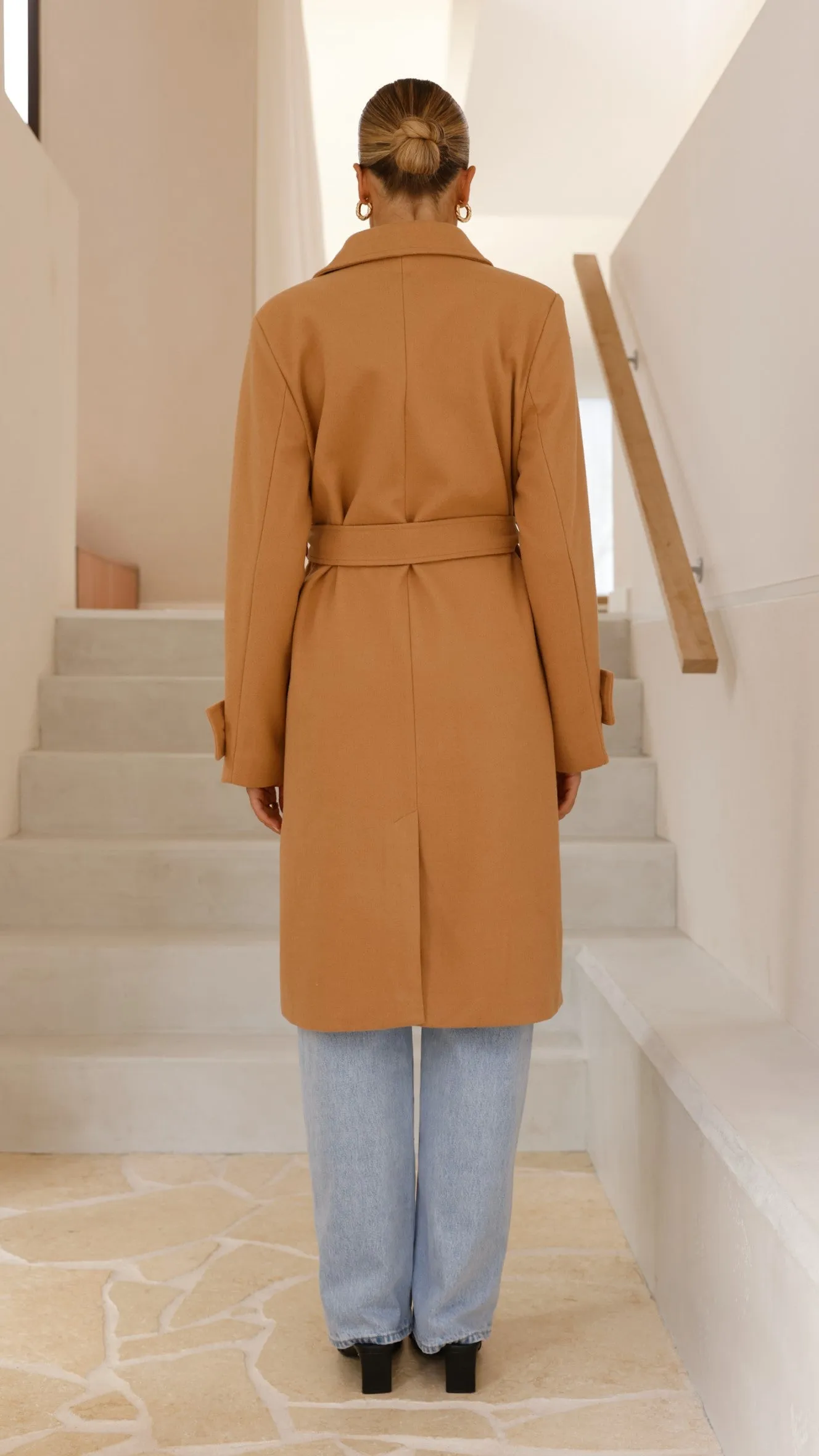 Lue Trench Coat - Camel