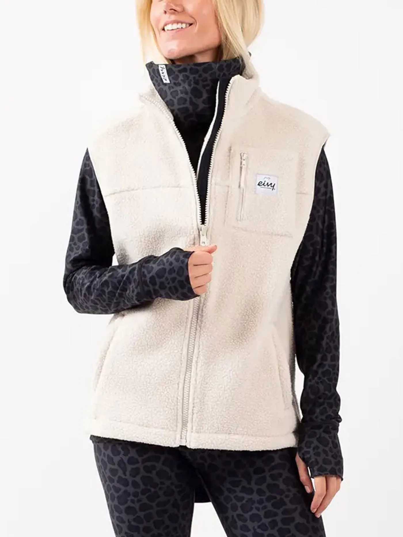 Lumberjackie Sherpa Faded Cloud Jacket