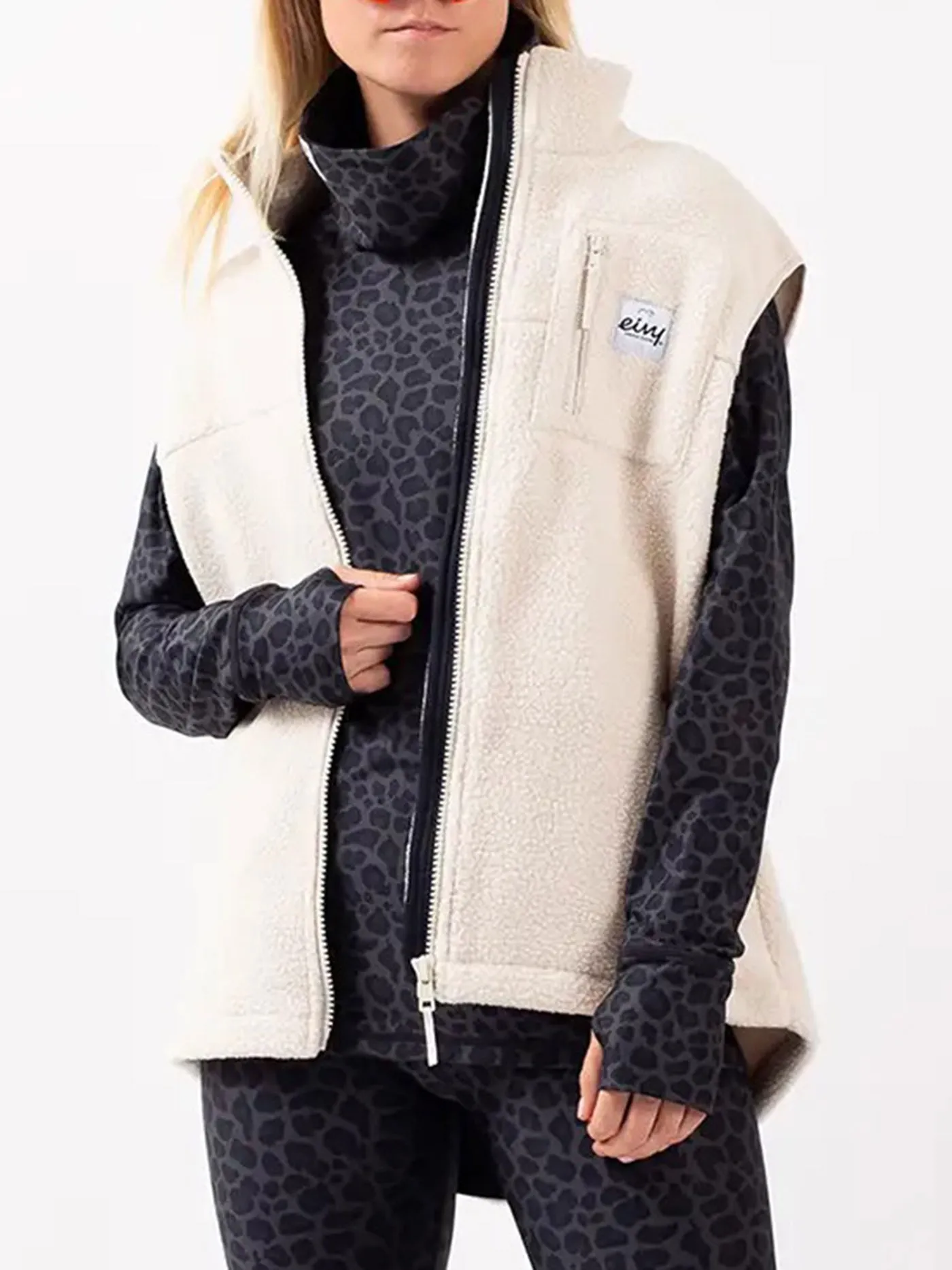 Lumberjackie Sherpa Faded Cloud Jacket