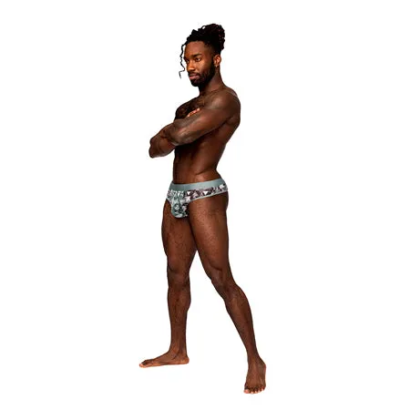 Male Power Sheer Prints Thong